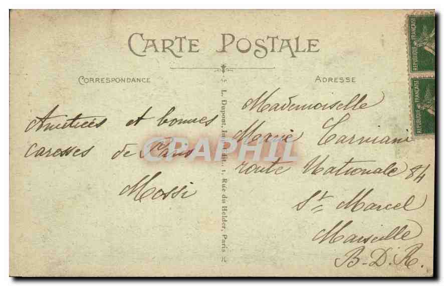 CPA Paris Notre Dame  — Rückseite