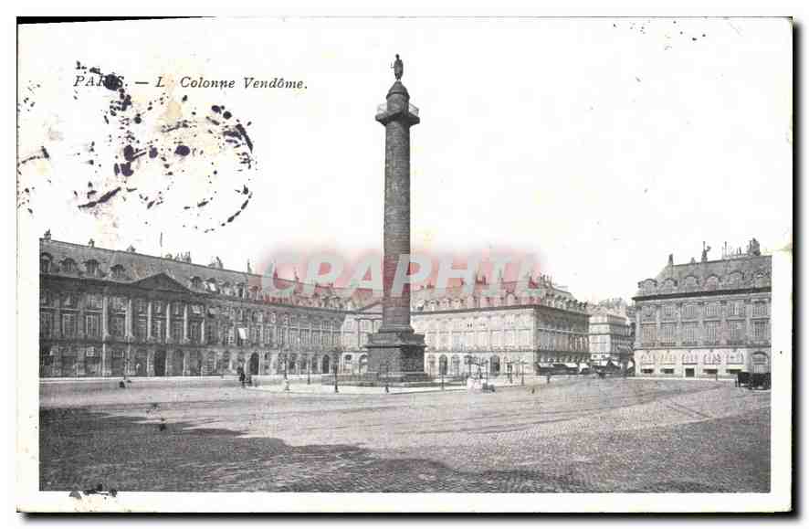 CPA Paris L Colonne Vendome 