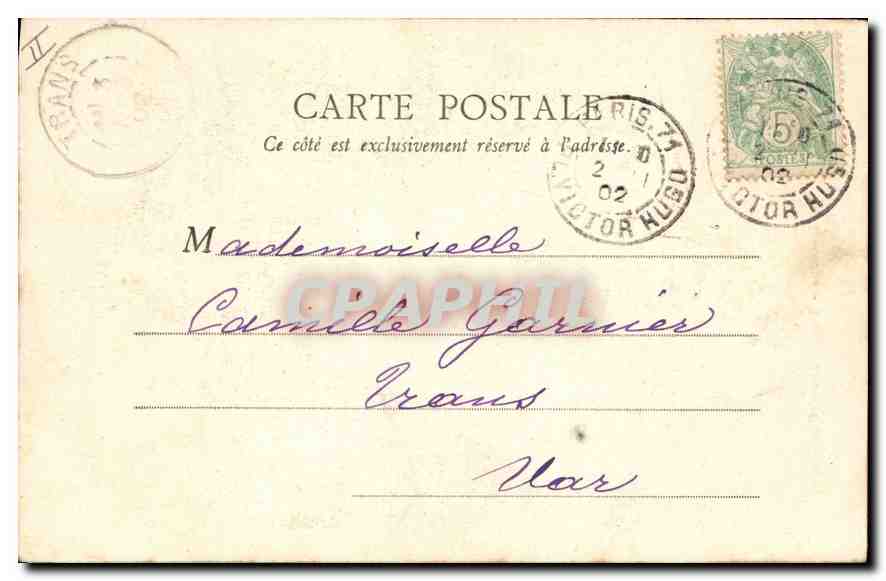 CPA Paris Le Louvre Porte Jean Goujon  — Rückseite