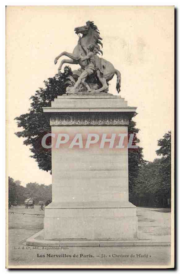CPA Les Merveilles de Paris Chevaux de Marty 