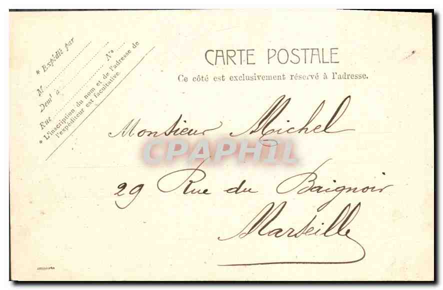 CPA Paris Tombeau du President Felix Faure Pere Lachaise  — Rückseite