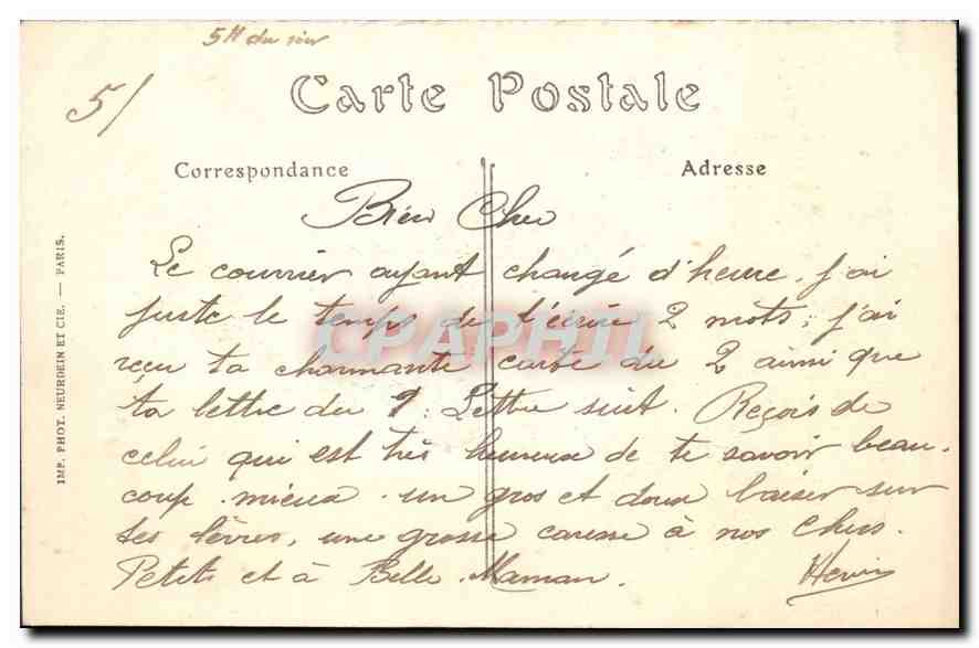 CPA Paris Perspective du Boulevard des Italiens  — Rückseite