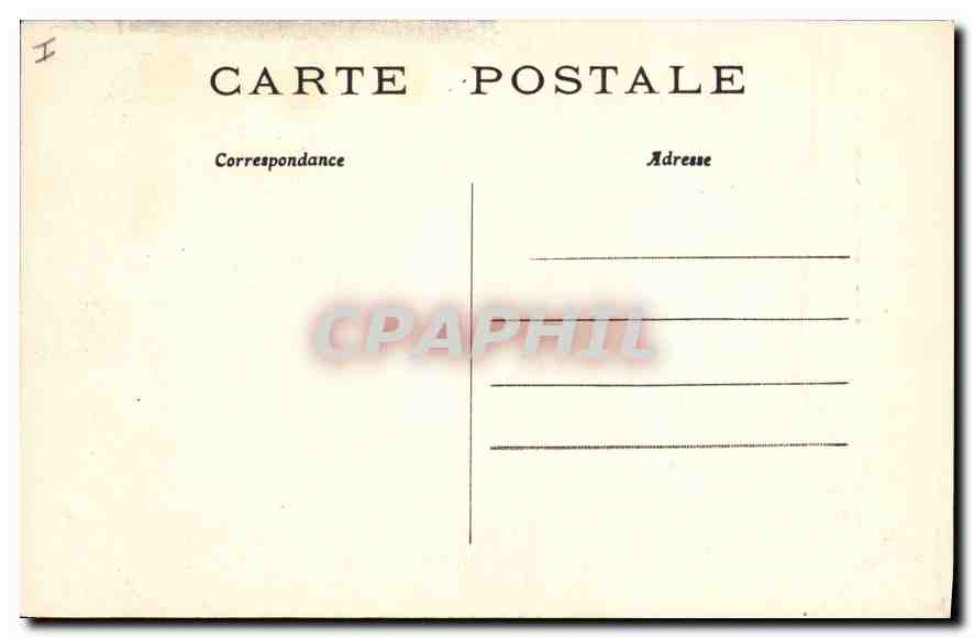 CPA Paris Statue de Jeanne d'Arc Place St Augustin  — Verso