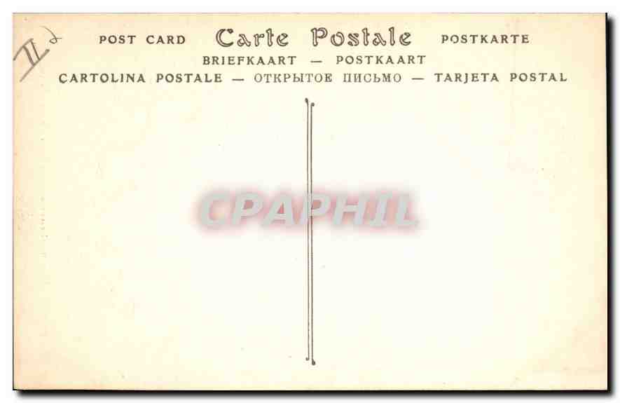 CPA Paris Monument eleve a la Memoire de Gambetta  — Verso