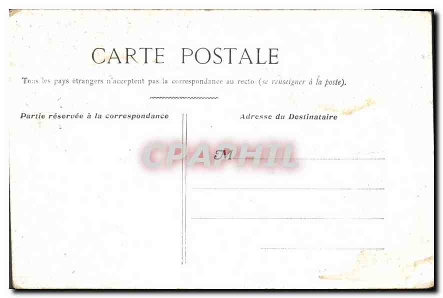 CPA Paris Notre Dame  — Verso