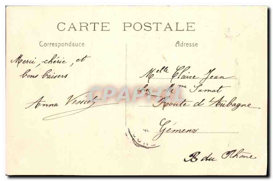 CPA Paris Arc de Triomphe du Carrousel  — Rückseite