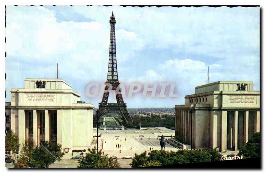 Paris / Tour Eiffel — vue du Palais de Chaillot — éditeur Chantal