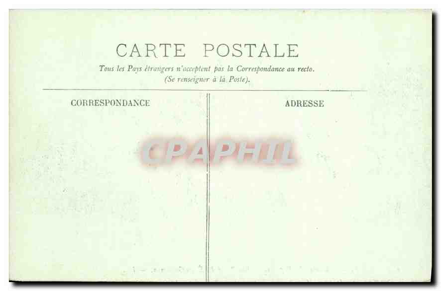 CPA Paris Chambre des Deputes Bas Relief des Etats Generaux  — Rückseite