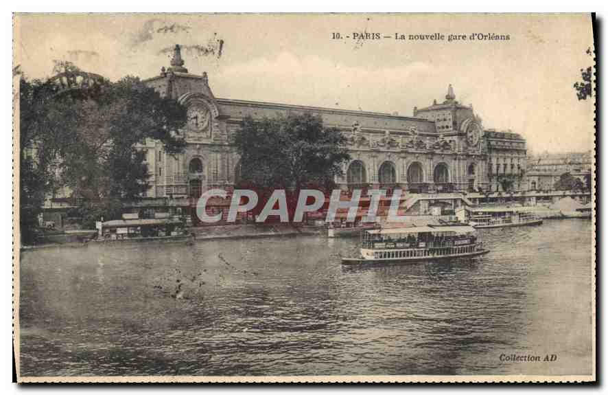 CPA Paris La nouvelle gare d'Orleans 