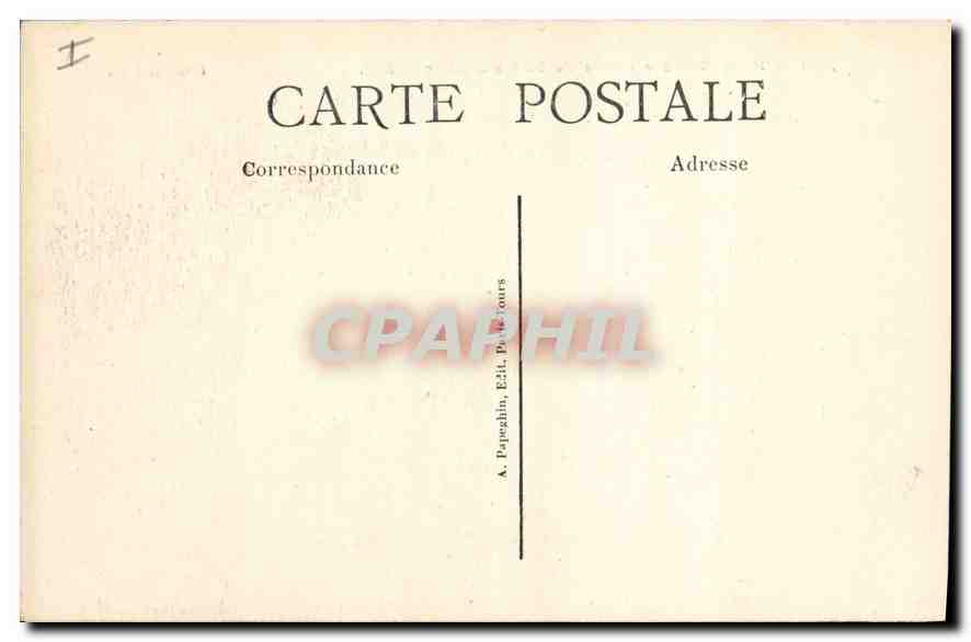 CPA Paris La Place de la Concorde  — Rückseite