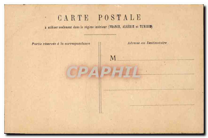 CPA Paris Ministere de la Guerre  — Rückseite