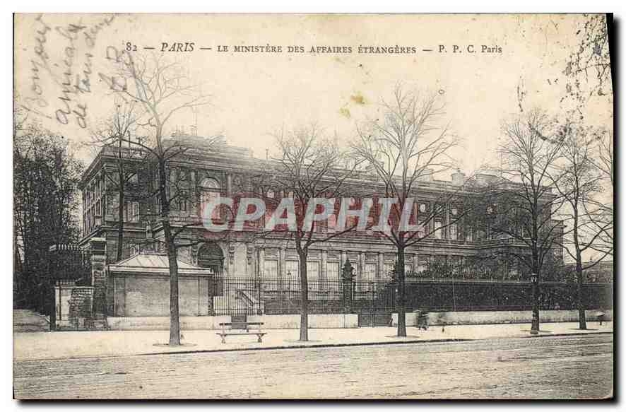 CPA Paris Le Ministere des Affaires Etrageres 