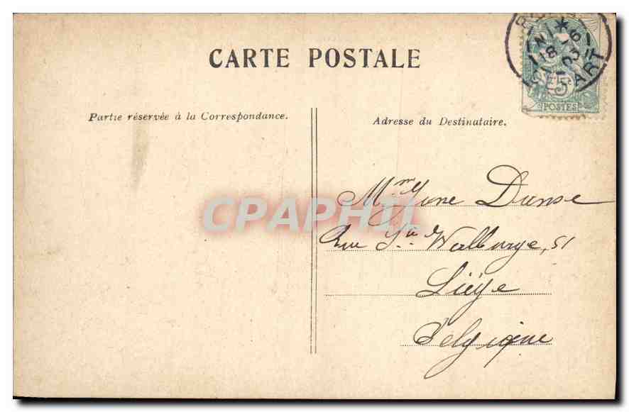CPA Paris Le Grand Palais Champs Elysees  — Rückseite