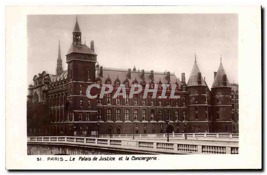 CPA Paris Le Palais de Justice et la Conciergerie 