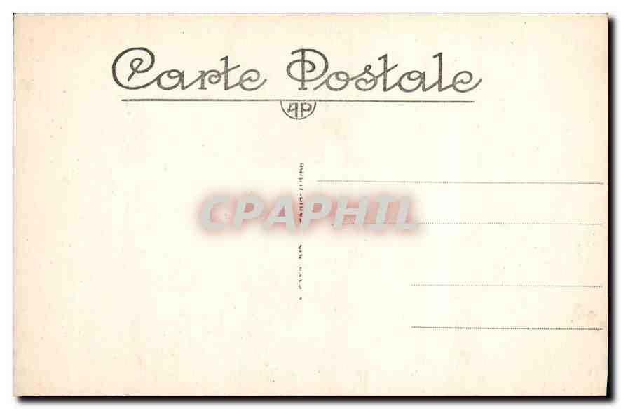 CPA Paris Notre Dame La Facade  — Verso