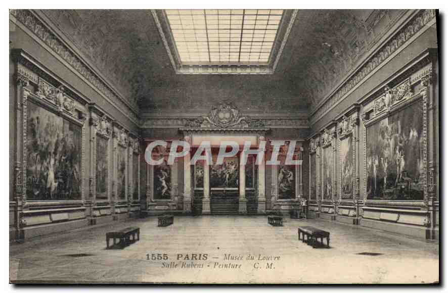 CPA Paris Musee du Louvre Salle Rubens Peinture 