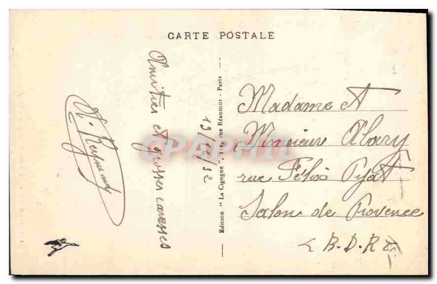 CPA Paris La Tour St Jacques  — Rückseite