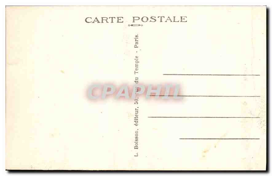 CPA Paris Basilique du Sacre Coeur de Montmartre Le Choeur et le Maitre Autel  — Verso