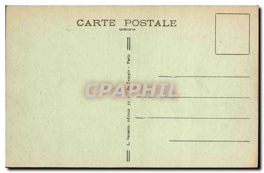 CPA Paris Panorama de l'Ecole Militaire  — Rückseite