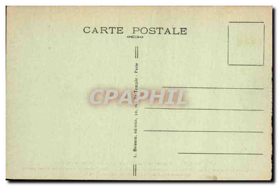 CPA Paris Fontaine Carpeaux dite de l'Observatoire  — Rückseite