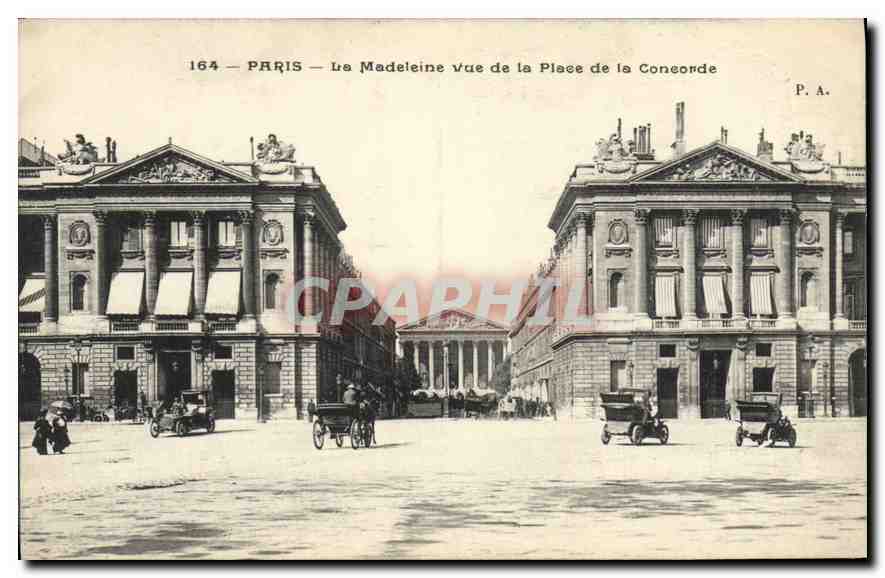 CPA Paris La Madeleine vue de la Place de la Concorde 