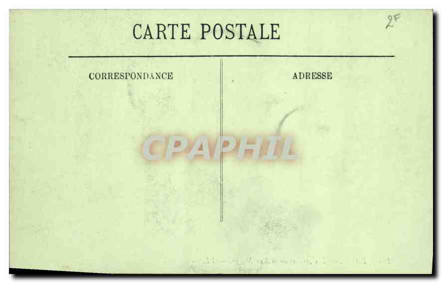 CPA Paris Les Arenes de la Rue Monge  — Rückseite