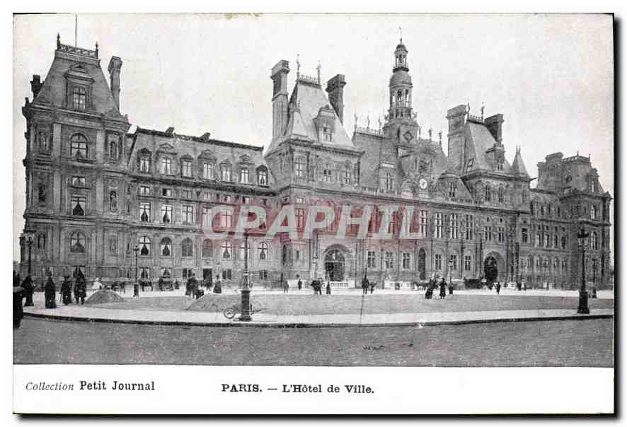 CPA Paris L'Hotel de Ville 