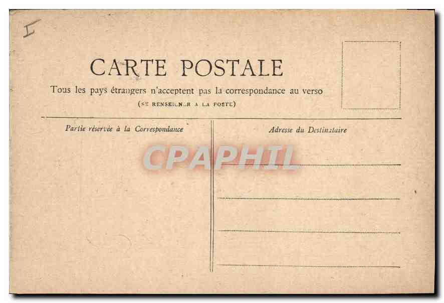 CPA Paris L'Hotel de Ville  — Rückseite