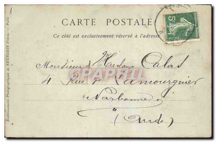 CPA Paris La Fontaine des Innocents  — Rückseite