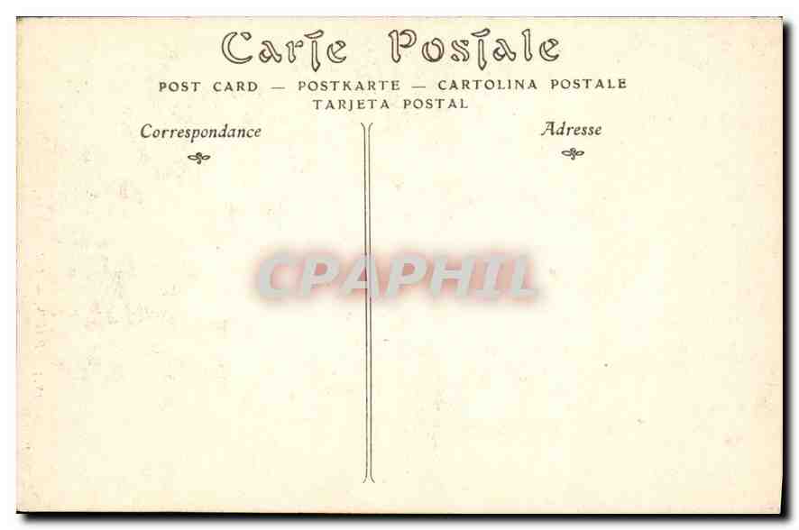CPA Paris Hotel Lauzen Petit Salon premier Etage Porte  — Rückseite