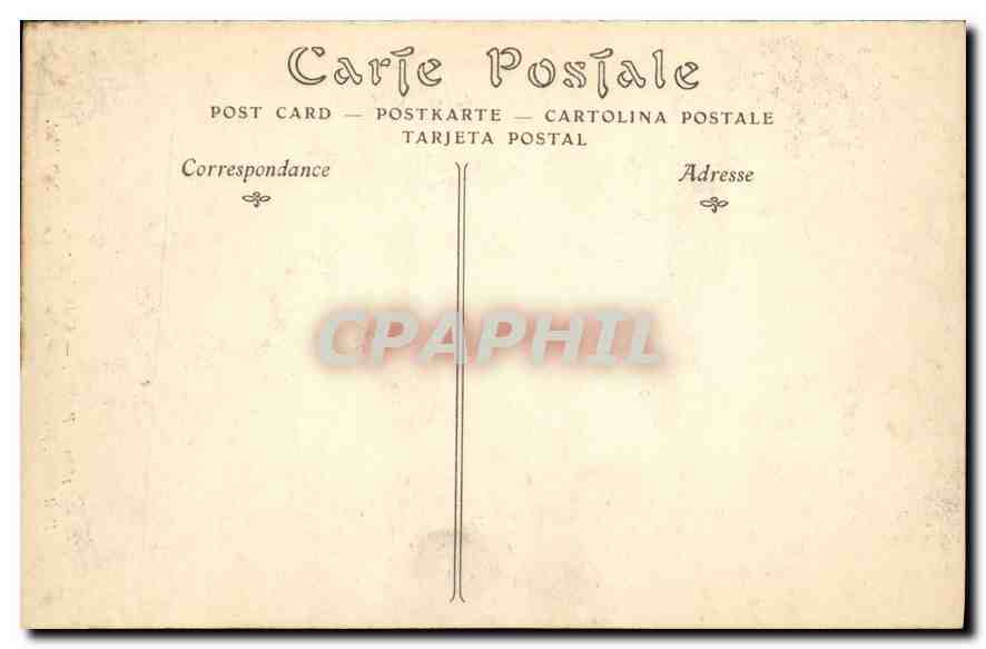 CPA Paris Hotel Lauzen Petit Salon premier Etage Porte  — Rückseite