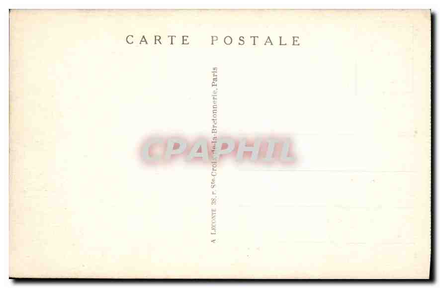 CPA Paris Avenue des Champs Elysees  — Rückseite