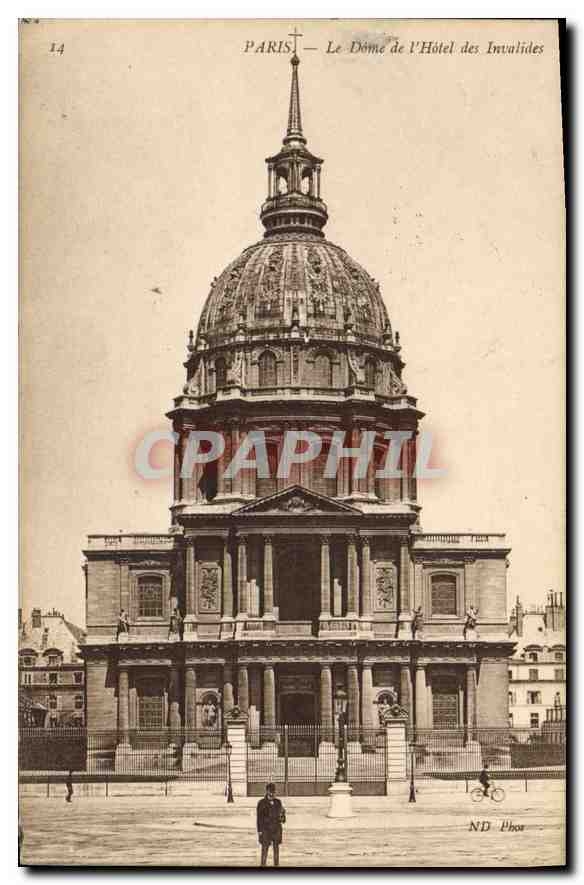 CPA Paris Le Dome de l'Hotel des Invalides 