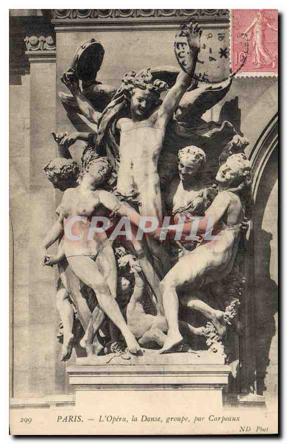 CPA Paris L'Opera la Danse groupe par Carpeaux 
