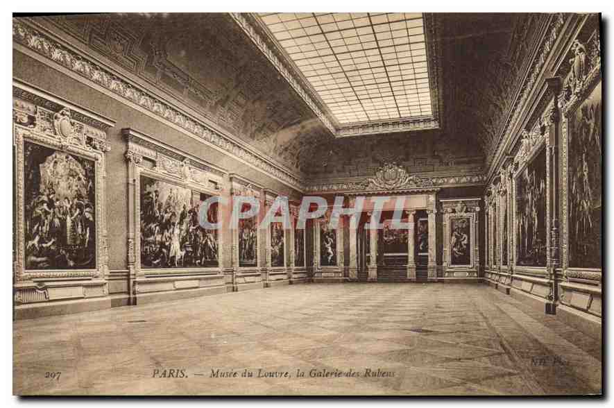 CPA Paris Musee du Louvre la Galerie des Rubens 