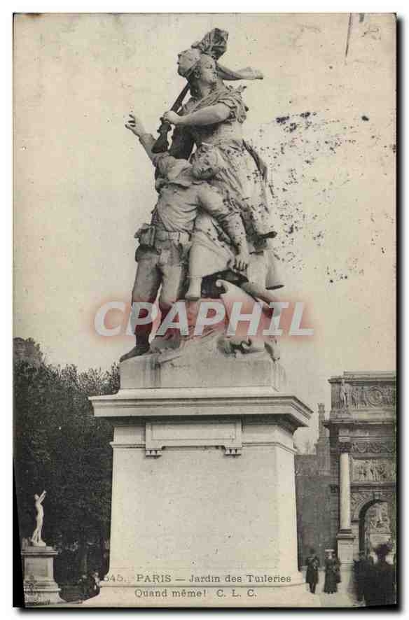 CPA Paris Jardin des Tuileries Quand Memel 