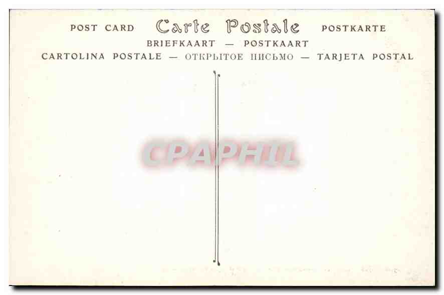 CPA Paris La Sainte Chapelle Linteau et Tympan de la Loggia  — Verso
