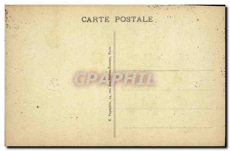 CPA Paris Le Boulevard et la Porte  — Rückseite