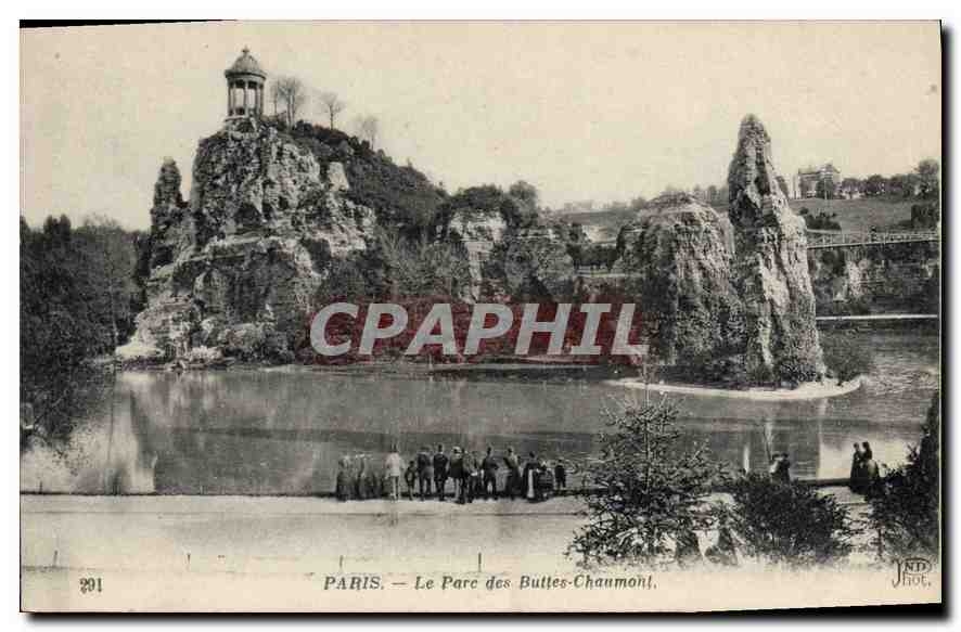 CPA Paris Le Parc des Buttes Chaumont 