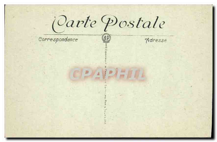 CPA Paris Le Bassins des Tuileries et l'Arc de Triomphe du Carrousel  — Rückseite