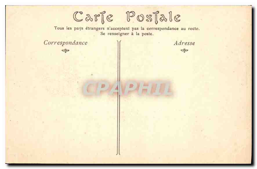 CPA Paris Rosace de la Sainte Chapelle  — Rückseite