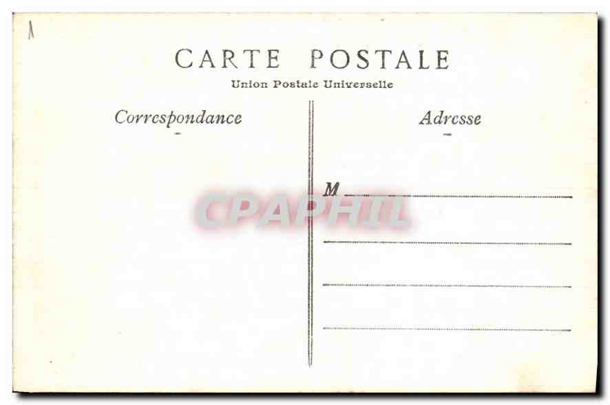 CPA Paris Bras de la Seine et Abside Notre Dame  — Verso