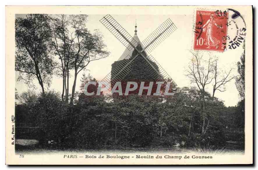 CPA Paris Bois de Boulogne Moulin du Champ de Courses 