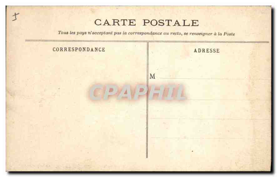 CPA Paris Notre Dame  — Verso