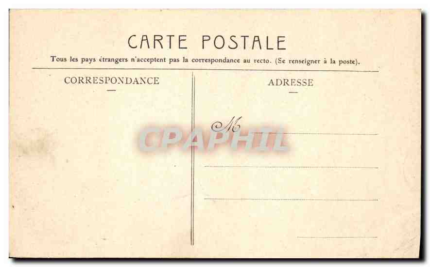 CPA Paris Parc Montsouris Monument Flatters  — Rückseite