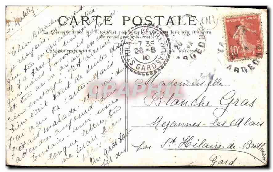 CPA Paris Jardin du Luxembourg  — Verso