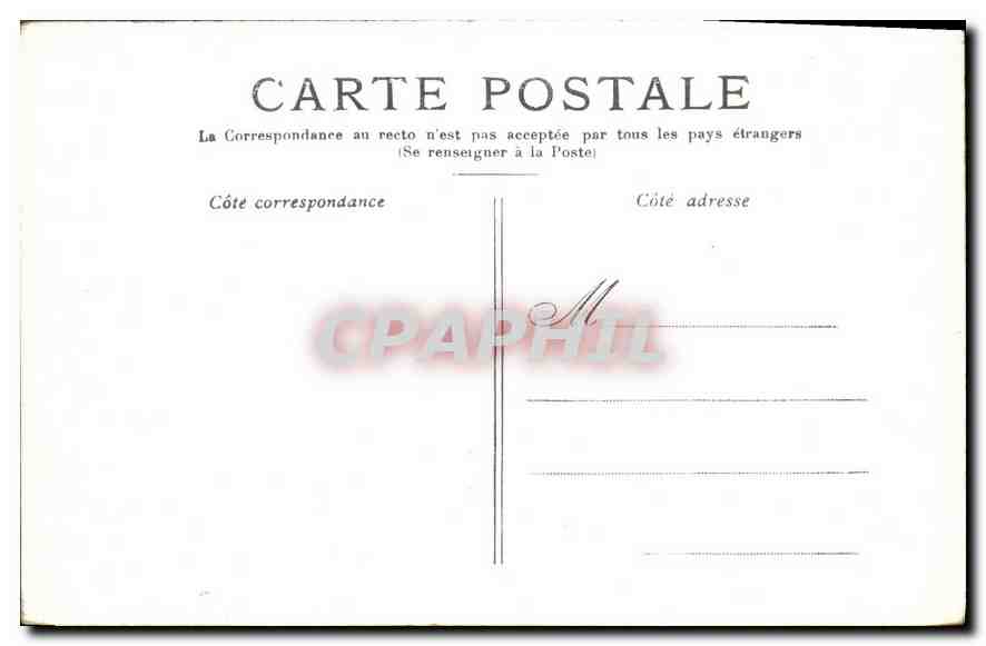 CPA Paris L'Institut et le Pont des Arts  — Rückseite
