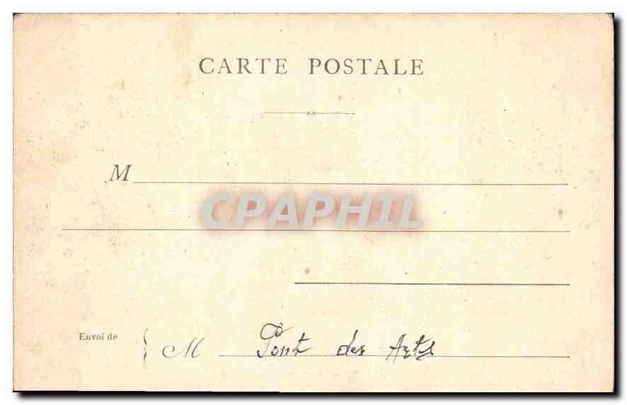 CPA Paris vue Panoramique  — Rückseite