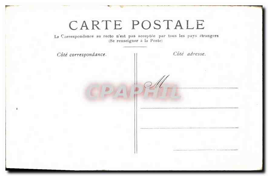CPA Paris Notre Dame  — Verso