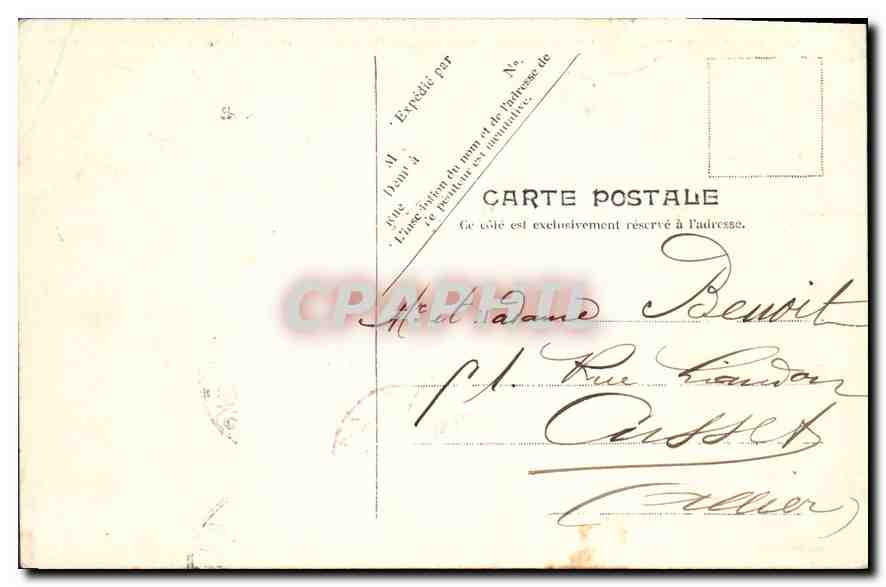 CPA Paris Le Grand Palais  — Rückseite